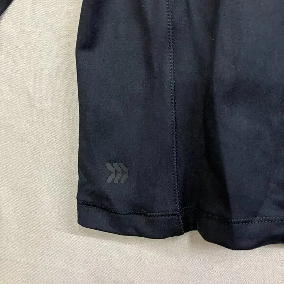 All in Motion Women's XL Black 1/2 Zip-Up Femme Knit Pullover Jacket Thumbhole - Picture 11 of 13